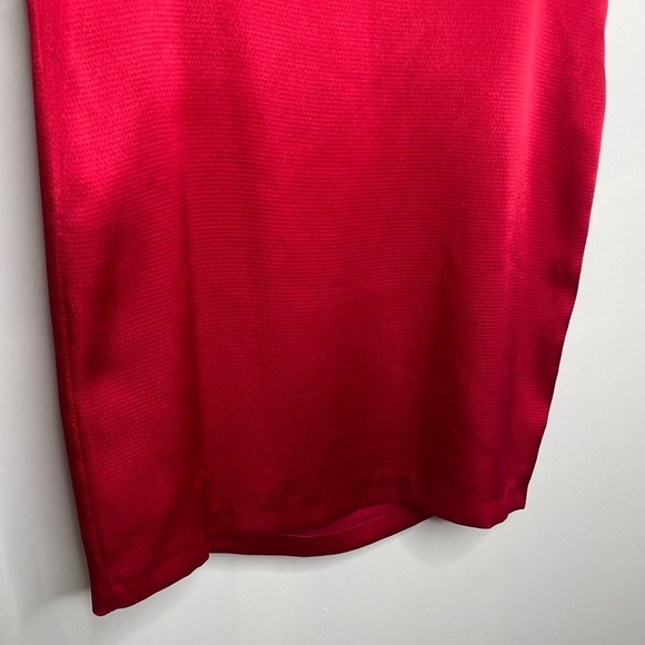 Aidan by Aidan Mattox Satin Cold Shoulder Mini Dress - Picture 5 of 13